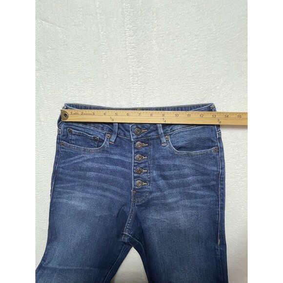 True Religion Starr High-Rise Cropped Straight Women's Buttonfly Jeans Size 28 - Picture 13 of 16